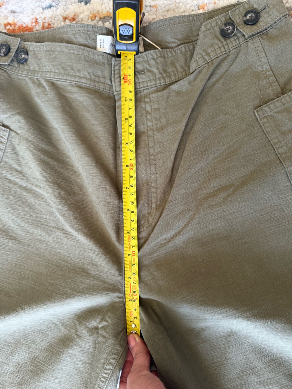 NWT Everlane The Fatigue Barrel Pant, Kalamata, Size 8, 94% Organic and 6% Linen - Picture 7 of 10